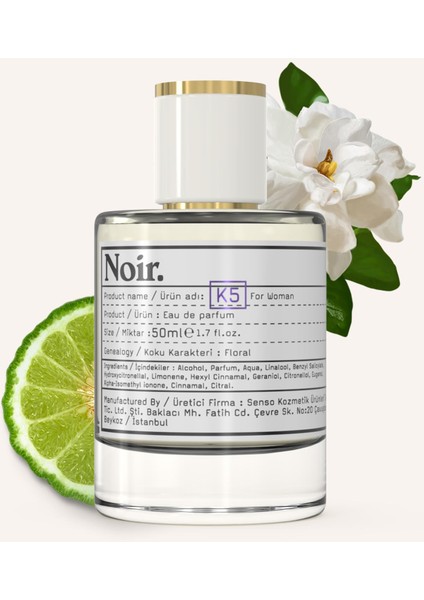 K5 Kadın EDP Parfüm 50 ML modelleri