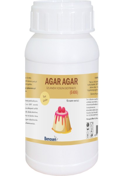 Sığır Jelatini ve Agar Agar 175 gr x 2