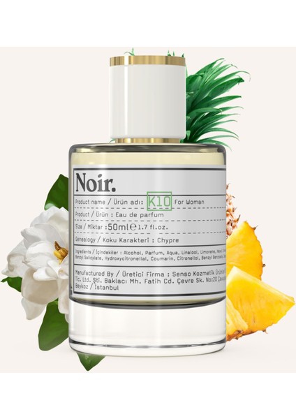 K10 Kadın EDP Parfüm 50 ML fiyatları