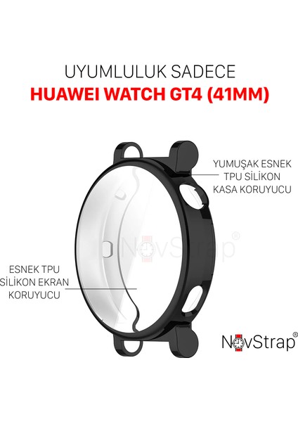 Huawei Watch Gt4 41MM ile Uyumlu Ekran Koruyucu ve Kasa Koruyucu Tpu Yumuşak Silikon fiyatları
