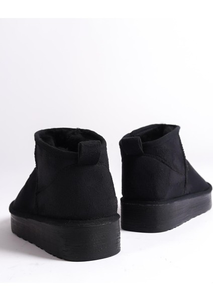 Kalın Tabanlı Yuvarlak Burunlu Kürklü Kısa Kadın Bot modelleri