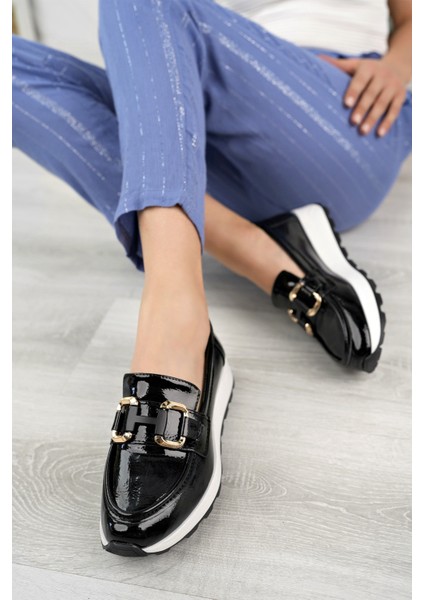 Alexa Kadın Rugan Deri Tokalı Casual Ayakkabı fiyatları