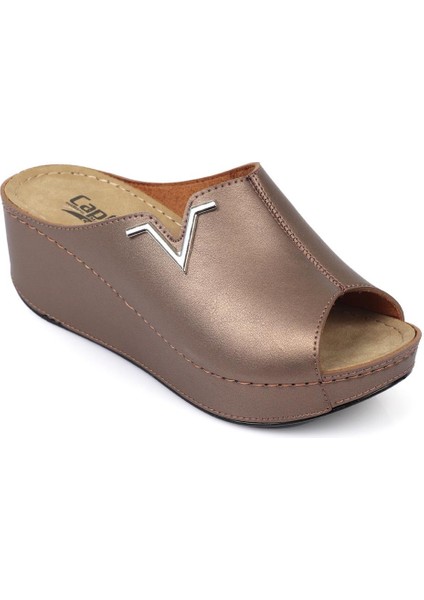 Capone 6145 Kadın Platform V Toka Terlik fiyatları