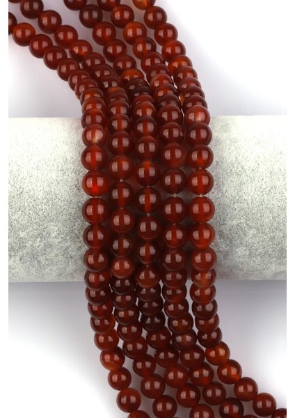 Madagaskar Akik Doğal Taş Dizi 8 mm Küre Kesim