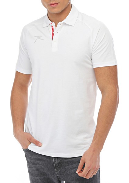 Erkek Polo Pike T-Shirt Spero Beyaz