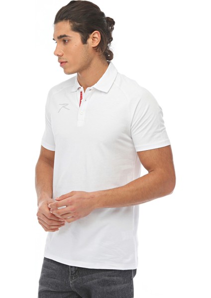 Erkek Polo Pike T-Shirt Spero Beyaz