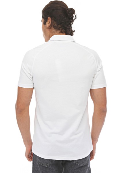 Erkek Polo Pike T-Shirt Spero Beyaz