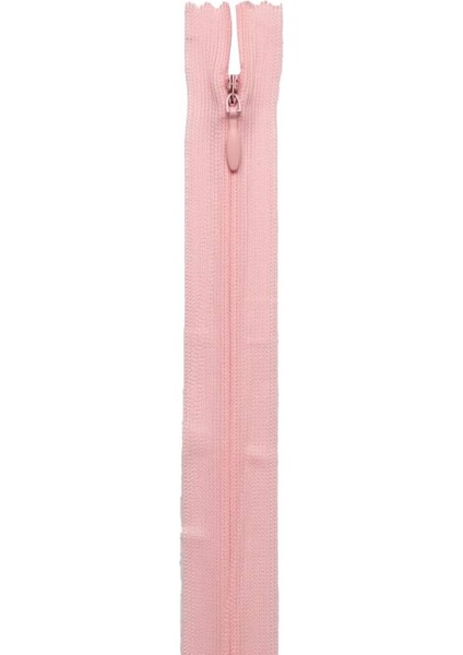 Gizli Etek Fermuarı 35 Açık Pembe 20 cm