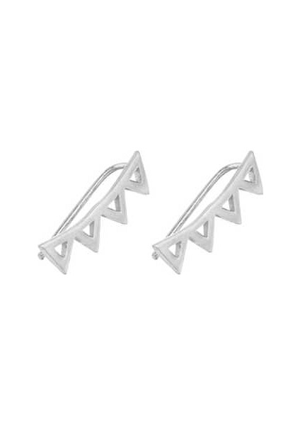 925 Ayar Gümüş Zikzak Earcuff Küpe fiyatları