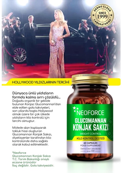 Glucomannan Konjak Sakızı 60 Kapsul