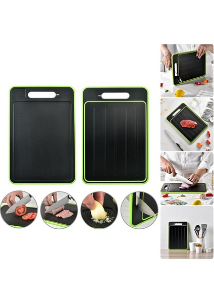 Kare Hızlı Buz Çözme Tepsisi Dondurulmuş Et Büyük Boy Çözdürme Plakası Oluklu Tasarım Buz Çözme Gıda Hızlı Güvenli Mutfak Alet Araçları (Yurt Dışından) fiyatları