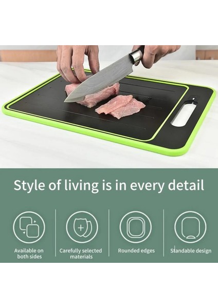 Kare Hızlı Buz Çözme Tepsisi Dondurulmuş Et Büyük Boy Çözdürme Plakası Oluklu Tasarım Buz Çözme Gıda Hızlı Güvenli Mutfak Alet Araçları (Yurt Dışından) indirimleri