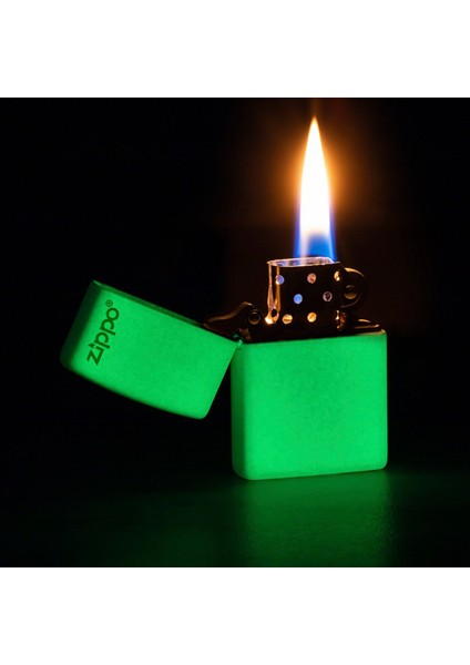 Glow In Dark Zippo Logo Çakmak