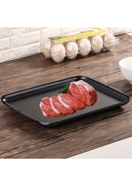 Beyaz Yaklaşık 30 x 22 cm Alüminyum Hızlı Çözdürme Tepsisi Mutfak Aletleri Gıda Çözdürme Plakası Biftek Et Buz Çözme Tepsisi Ev Eşyaları Pişirme Araçları (Yurt Dışından)