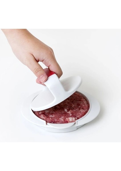 Beyaz Yapışmaz Et Sığır Hamburger Patty Kalıp Doldurulmuş Burgerler Için Patty Yapmak Için Temel Araç Manuel Hamburger Et Basın Makinesi (Yurt Dışından) indirimleri