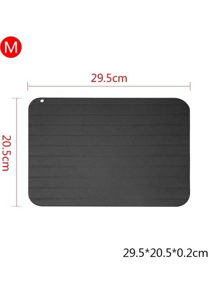 M Hızlı Buz Çözme Tepsisi Hızlı Çözme Plakası Çözülme Dondurulmuş Gıda Et Meyve Hızlı Buz Çözme Plaka Levha Buz Çözme Mutfak Gadget Aracı (Yurt Dışından)