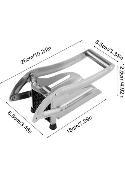 Siyah Fransız Kızartma Kesici Paslanmaz Çelik Sebze Dilimleyici Paslanmaz Çelik Ömrü Ticari Sınıf Manuel Patates Soğan Kıyıcı Mükemmel (Yurt Dışından) modelleri