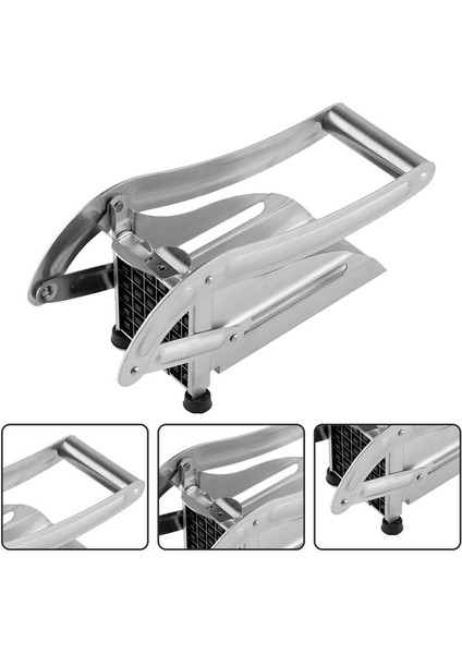 Siyah Fransız Kızartma Kesici Paslanmaz Çelik Sebze Dilimleyici Paslanmaz Çelik Ömrü Ticari Sınıf Manuel Patates Soğan Kıyıcı Mükemmel (Yurt Dışından) fırsatları