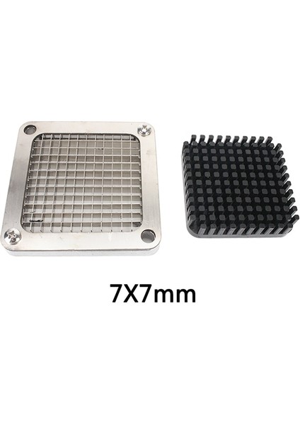 7mm Paslanmaz Çelik Cips Kesici Parçaları Fransız Kızartma Patates Cipsi Kesiciler Bıçak Kesme Makinesi +3 Bıçak Boyutu, Fransız Kızartma Kesici, (Yurt Dışından)
