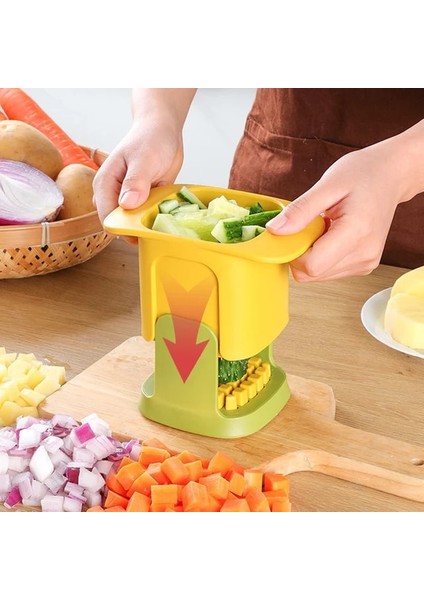 Stil B Patates Hızlı Parçalayıcı Patates Doğrayıcı Sebze Kesicisi Cips Makinesi Patates Kızartması Patates Kesme Aleti Mutfak Aksesuarları Alet (Yurt Dışından)