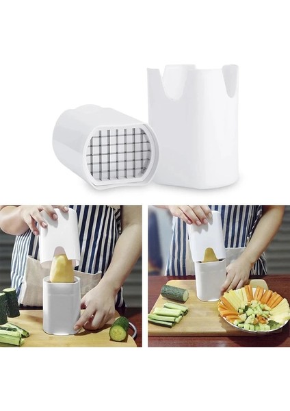 Stil B Patates Hızlı Parçalayıcı Patates Doğrayıcı Sebze Kesicisi Cips Makinesi Patates Kızartması Patates Kesme Aleti Mutfak Aksesuarları Alet (Yurt Dışından) indirimleri