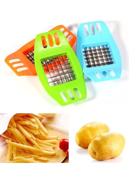 Yeşil Patates Kesme Cihazı Kesim Kızartması Kiti Fransız Kızartma Iplik Kesici Seti Patates Havuç Sebze Dilimleme Kıyıcı Cips Yapma Aracı (Yurt Dışından) fiyatları