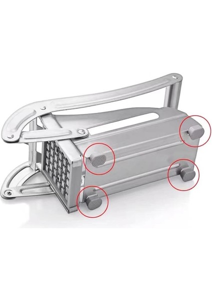 1 Takım Çelik Cips Makinesi Paslanmaz Aletler Dilimleme Patates Kesici Mutfak Patates Patates Sebze Makinesi Kızartması Kesici Manuel Kesici Fransız (Yurt Dışından) modelleri