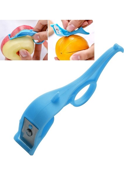 S8 Mavi 10.5x2 cm Meyve Çipi Patates Hamur Bıçağı Mutfak Aletleri Fransız Chopper Dilimleme Buruşuk Kesici Çelik Dalgalı Patates Kızartma Paslanmaz Sebze Makinesi (Yurt Dışından)