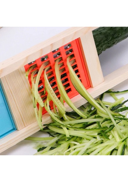 Mavi Dilimleyici Ahşap Patates Izgara Dilimleyici Sebze Rende Oluklu Net Kıyıcı Kesici Dalga Bıçak Parçalayıcı Salata Mutfak Parçalayıcı Soyucu Ezici (Yurt Dışından) indirimleri