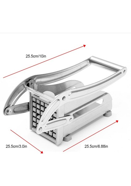 Gösterildiği Gibi Manuel Patates Kesici Paslanmaz Çelik Patates Kızartması Dilimleme Patates Cipsi Makinesi Et Kıyıcı Dicer Kesme Tezgahları Mutfak Için (Yurt Dışından) fırsatları