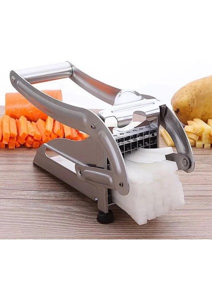 Gösterildiği Gibi Manuel Patates Kesici Paslanmaz Çelik Patates Kızartması Dilimleme Patates Cipsi Makinesi Et Kıyıcı Dicer Kesme Tezgahları Mutfak Için (Yurt Dışından) fiyatları