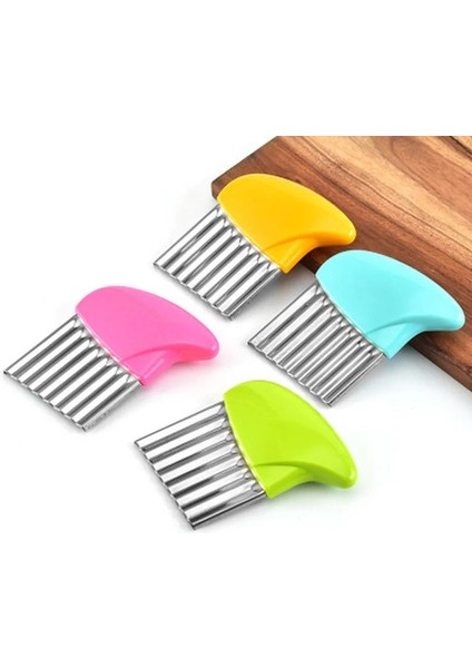 B Taşınabilir Dalgalı Patates Kızartması Kesici Paslanmaz Çelik Patates Dilimleme Sebze Doğrama Patates Kesici Dayanıklı Mutfak Alet (Yurt Dışından) fırsatları