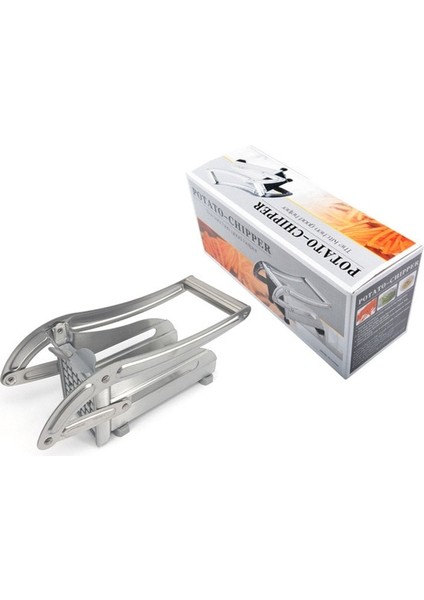 Açık Gri El Preslenmiş Sebze Kesme Paslanmaz Çelik Ev Patates Salatalık Patates Şerit Kesme Makinesi (Yurt Dışından)