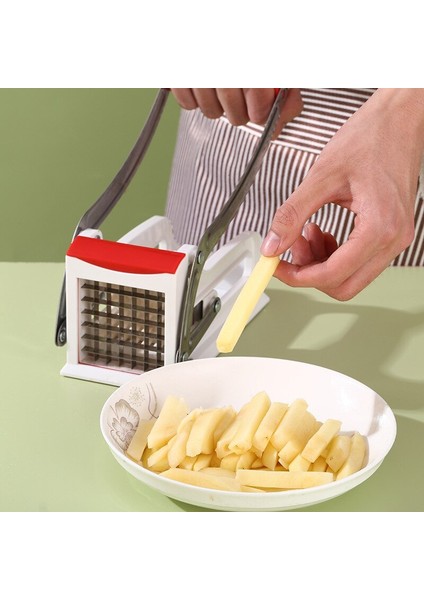 Çok Renkli Kesme Patates Makinesi Çok Fonksiyonlu Paslanmaz Çelik Kesim Manuel Sebze Kesici Aracı Patates Kesim Salatalık Meyve ve Sebzeler (Yurt Dışından) modelleri