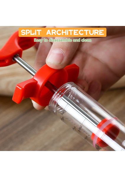 1 Enjektör 1 Iğne Lezzet Iğne Barbekü Et Şırınga Turşusu Mutfak Pişirme Domuz Eti Biftek Et Sosları 3 Paslanmaz Çelik Iğneler ile Mutfak Gereçleri (Yurt Dışından) modelleri