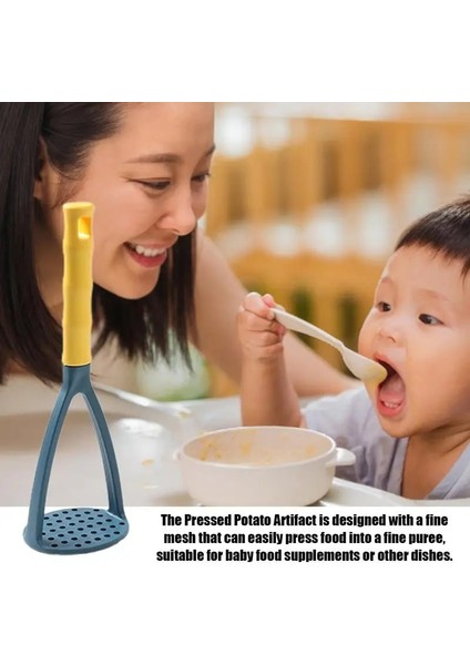 Yeşil Patates Parçalayıcı Aracı El Parçalayıcı Aracı Gıda Için Yeniden Kullanılabilir Ergonomik Saplı Taşınabilir Patates Parçalayıcı Muz Ezici Mutfak Aracı (Yurt Dışından) indirimleri