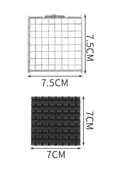 64 Delik Bıçak Çok Fonksiyonlu Patates Kesici Patates Kızartması Makinesi Manuel Sebze Dilimleme Mutfak Kesme Aleti Paslanmaz Çelik Yeniden Kullanılabilir Kesici (Yurt Dışından)