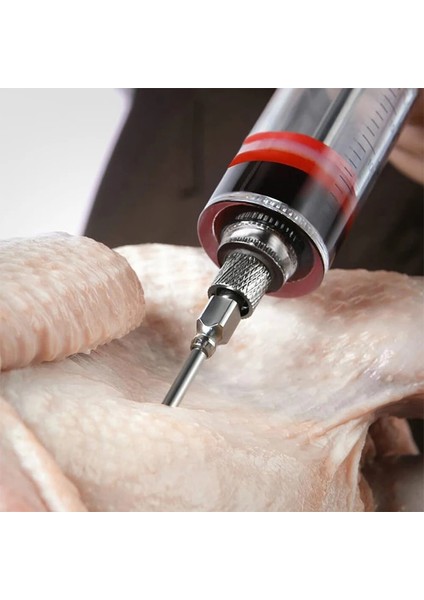 5 Adet Iğne Türkiye Şırınga Kızartma Barbekü Catering Şırıngası Marine Edilmiş Baharat Aracı Sığır Eti Şırınga Iğnesi Baharat Biftek Iğne Suyu Mutfak (Yurt Dışından) indirimleri