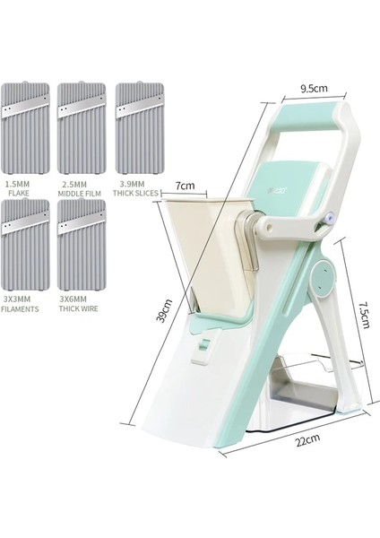 1 Sebze Kesici Yaratıcı Sebze Kesici Ev Mutfak Çok Fonksiyonlu Limon Salatalık Patates Dilimleme Rende Mutfak Aletleri ve Aksesuarları (Yurt Dışından) fiyatları