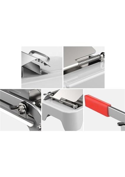 C Siyah L Ev Mutfak Dondurulmuş Et Dilimleme Manuel Paslanmaz Çelik Gıda Kesici Dilimleme Makinesi Otomatik Et Teslimat Kaymaz Sap (Yurt Dışından) indirimleri