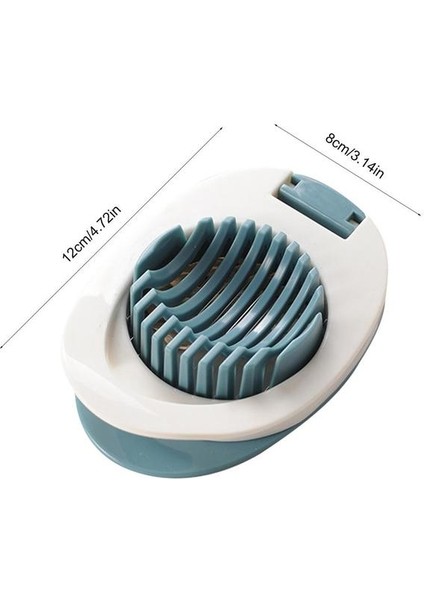 Mavi Yumurta Dilimleyici Çok Fonksiyonlu Paslanmaz Çelik Yumurta Dilimleyici Bölüm Kesici Kalıp Meyve Mutfak Sebze Gıda Et Soğan ve Yakında (Yurt Dışından)