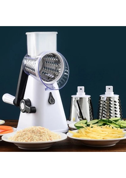 Kırmızı Stylea Sebze Dilimleyici-Fayans Masa Davul Rende Mutfak Robotu Parçalayıcı Sebzeleri Keser Meyve Davul El Manuel Rende Patates Dilimleyici (Yurt Dışından)