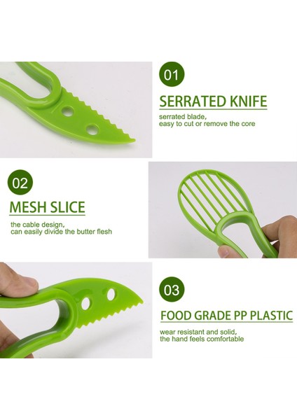 1 Adet Turuncu 3 In 1 Avokado Dilimleyici Shea Tart Tereyağı Meyve Soyucu Kesici Hamuru Ayırıcı Plastik Bıçak Mutfak Sebze Araçları Mutfak Aletleri (Yurt Dışından) fırsatları