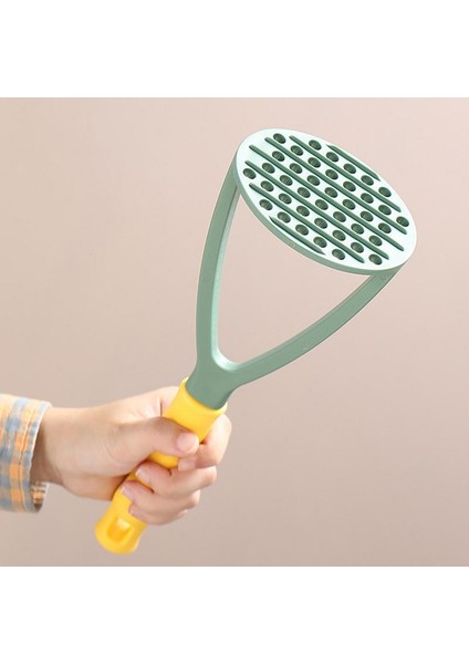 Yeşil Gıda Ezici Patates Aracı Gıda Ezme Fasulye Ezici Aracı Ergonomik Saplı Ezici Mutfak Aracı Fasulye Muz Sebze (Yurt Dışından)