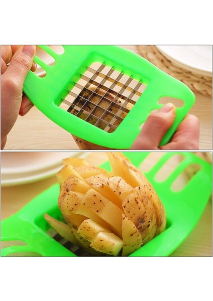 04 Yaratıcı Mutfak Aracı Sebze Patates Dilimleme Cips Kesici Kıyıcı Kesme Dilimleme Kesici Gadget Taşınabilir Mutfak Aletleri Tslm1 (Yurt Dışından) fırsatları