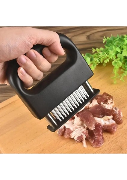 Biftek Iğne Yumuşatıcı Çekiç Koyun Eti Iğne Gevşek Et Aracı Paslanmaz Çelik Anti-Pas Tavuk Sığır Eti Ördek Domuz Eti Koyun Eti Araçları (Yurt Dışından) fırsatları