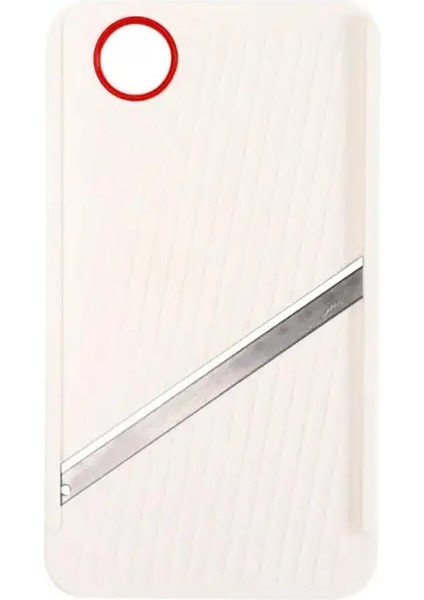 Beyaz Patates Dilimleyici Gıda Sınıfı Kolay Temizlenebilir Manuel Sebze Kıyıcı Meyve Parçalayıcı Aşınmaya Dayanıklı Sebze Rende Mutfak Aracı (Yurt Dışından)