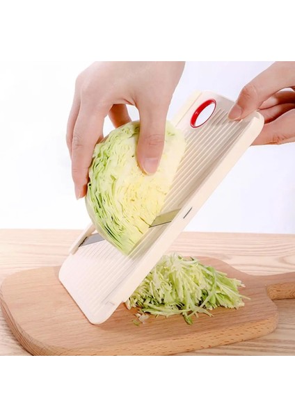 Beyaz Patates Dilimleyici Gıda Sınıfı Kolay Temizlenebilir Manuel Sebze Kıyıcı Meyve Parçalayıcı Aşınmaya Dayanıklı Sebze Rende Mutfak Aracı (Yurt Dışından) modelleri