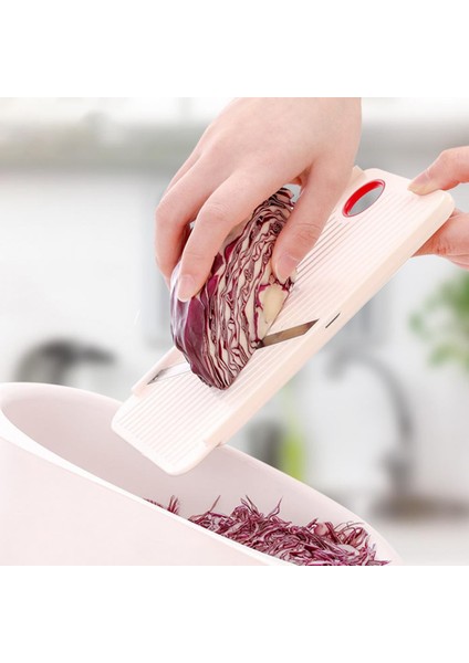 Beyaz Patates Dilimleyici Gıda Sınıfı Kolay Temizlenebilir Manuel Sebze Kıyıcı Meyve Parçalayıcı Aşınmaya Dayanıklı Sebze Rende Mutfak Aracı (Yurt Dışından) indirimleri