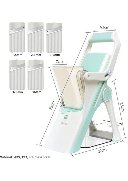 01 5 In 1 Çok Fonksiyonlu Sebze Kesici Manuel Gıda Parçalayıcı Et Sebze Meyve Dilimleyici Rende Öğütücüler Mutfak Alet Setleri (Yurt Dışından) fiyatları